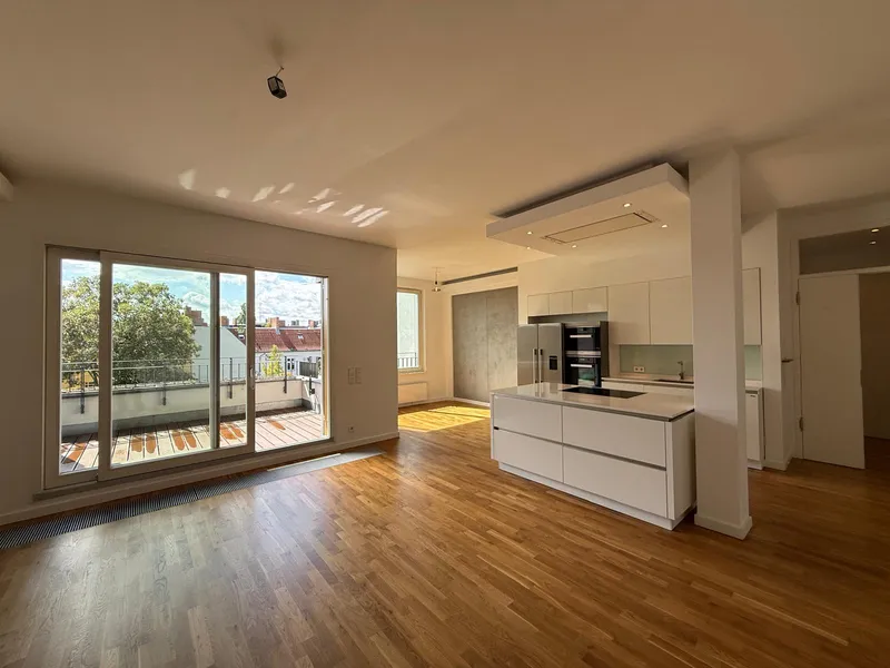 3-Zimmer-Wohnung mit großem Balkon, Einbauküche und Kamin in Friedrichshain — photo 1